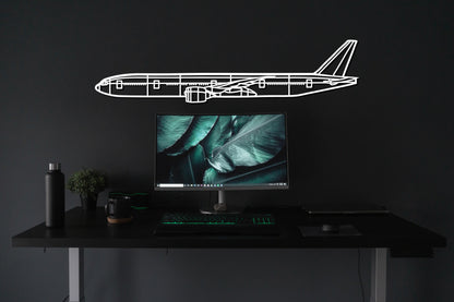 Boeing 777 Aircraft Metal Wall Art - Artifay Decor