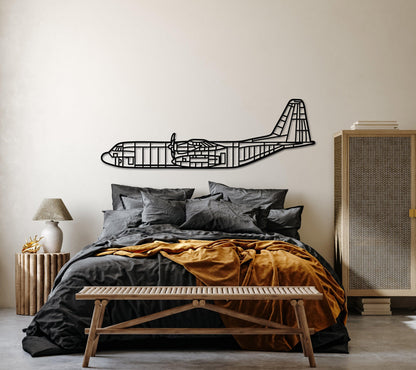 C-130 J Metal Aircraft Wall Art - Artifay Decor