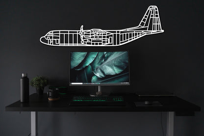 C-130 J Metal Aircraft Wall Art - Artifay Decor