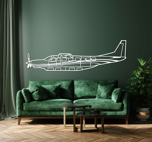 Cessna 208 Caravan Metal Aircraft Wall Art - Artifay Decor