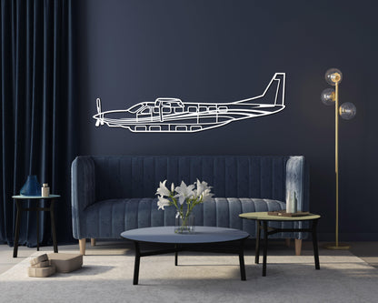 Cessna 208 Caravan Metal Aircraft Wall Art - Artifay Decor