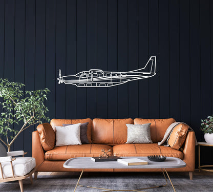 Cessna 208 Caravan Metal Aircraft Wall Art - Artifay Decor