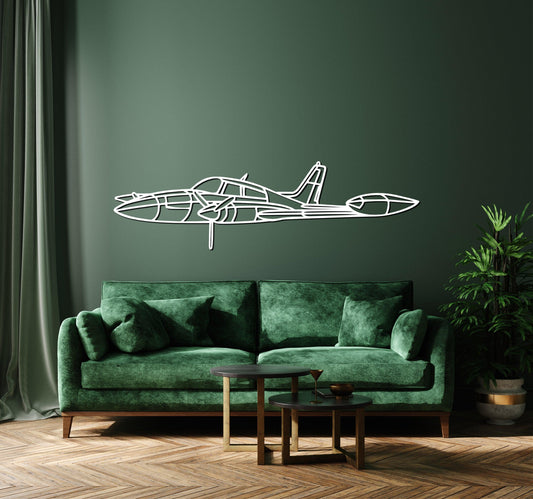 Cessna 310 R Metal Aircraft Wall Art - Artifay Decor