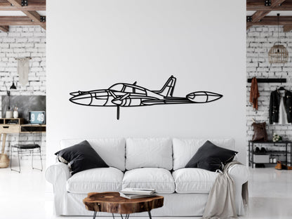 Cessna 310 R Metal Aircraft Wall Art - Artifay Decor