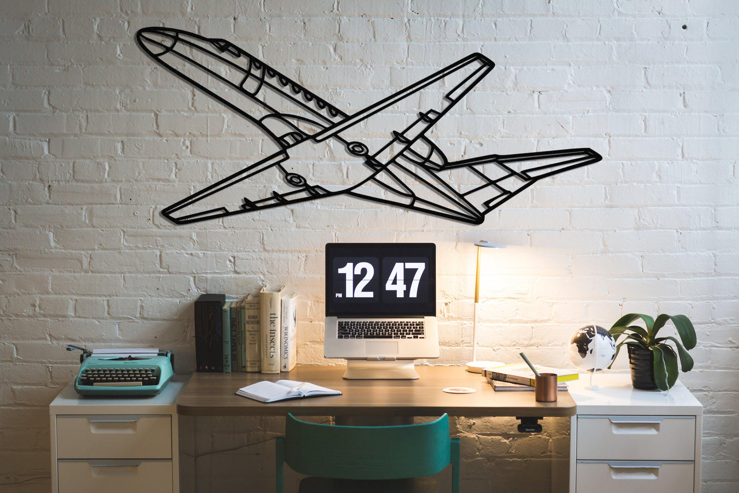 Cessna Citation CJ3 Metal Aircraft Wall Art - Artifay Decor