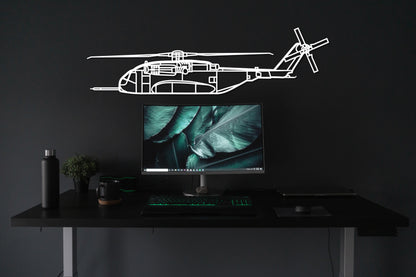 CH-53K King Stallion Metal Helicopter Wall Art - Artifay Decor