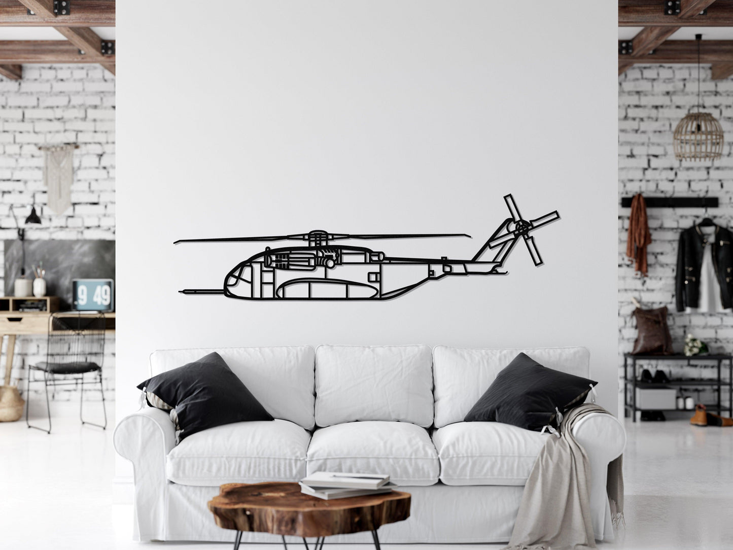 CH-53K King Stallion Metal Helicopter Wall Art - Artifay Decor