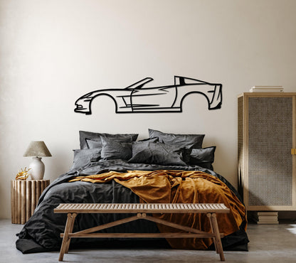 Corvette C6 Metal Car Wall Decor - Artifay Decor