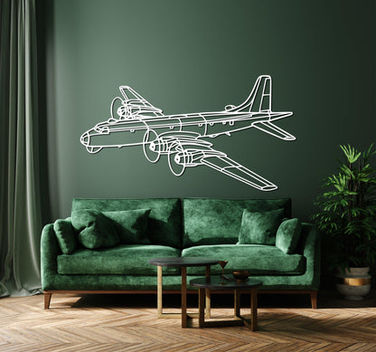 CP 107 Argus Metal Aircraft Wall Art - Artifay Decor