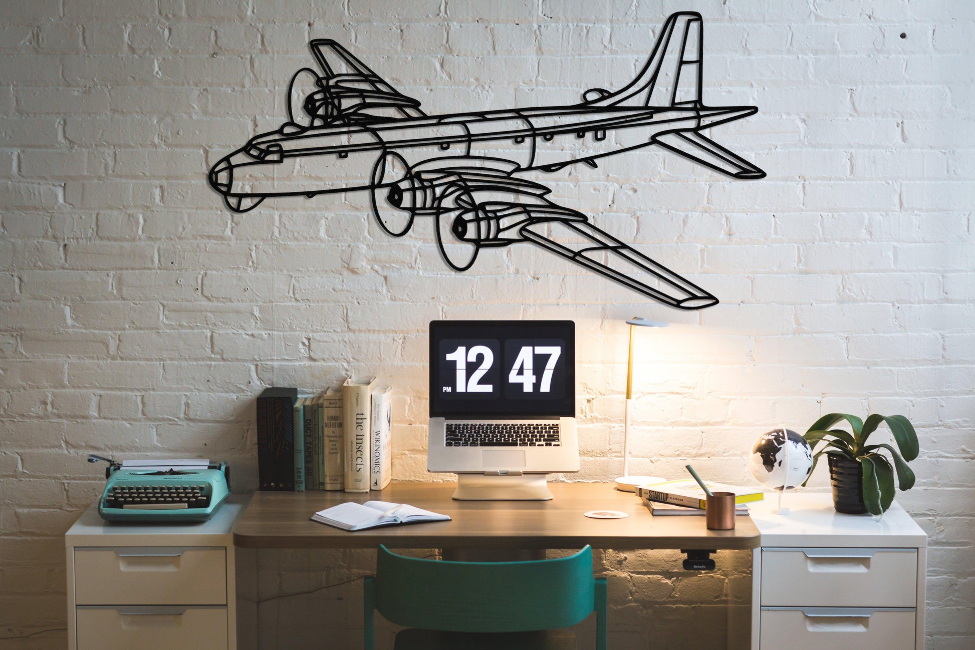 CP 107 Argus Metal Aircraft Wall Art - Artifay Decor