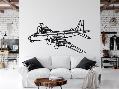 CP 107 Argus Metal Aircraft Wall Art - Artifay Decor