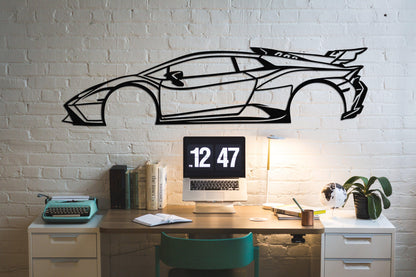 Custom Car Silhouette Metal Wall Art - Artifay Decor