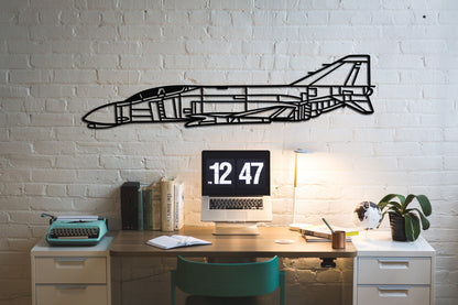 Custom Metal Aircraft Silhouette - Artifay Decor