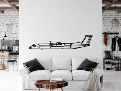 Dash-8 Q400 Metal Aircraft Wall Art - Artifay Decor