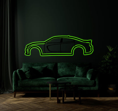 Dodge Charger Scat Pack 2022 Metal Wall Car Wall Art With Neon Light - Artifay Decor