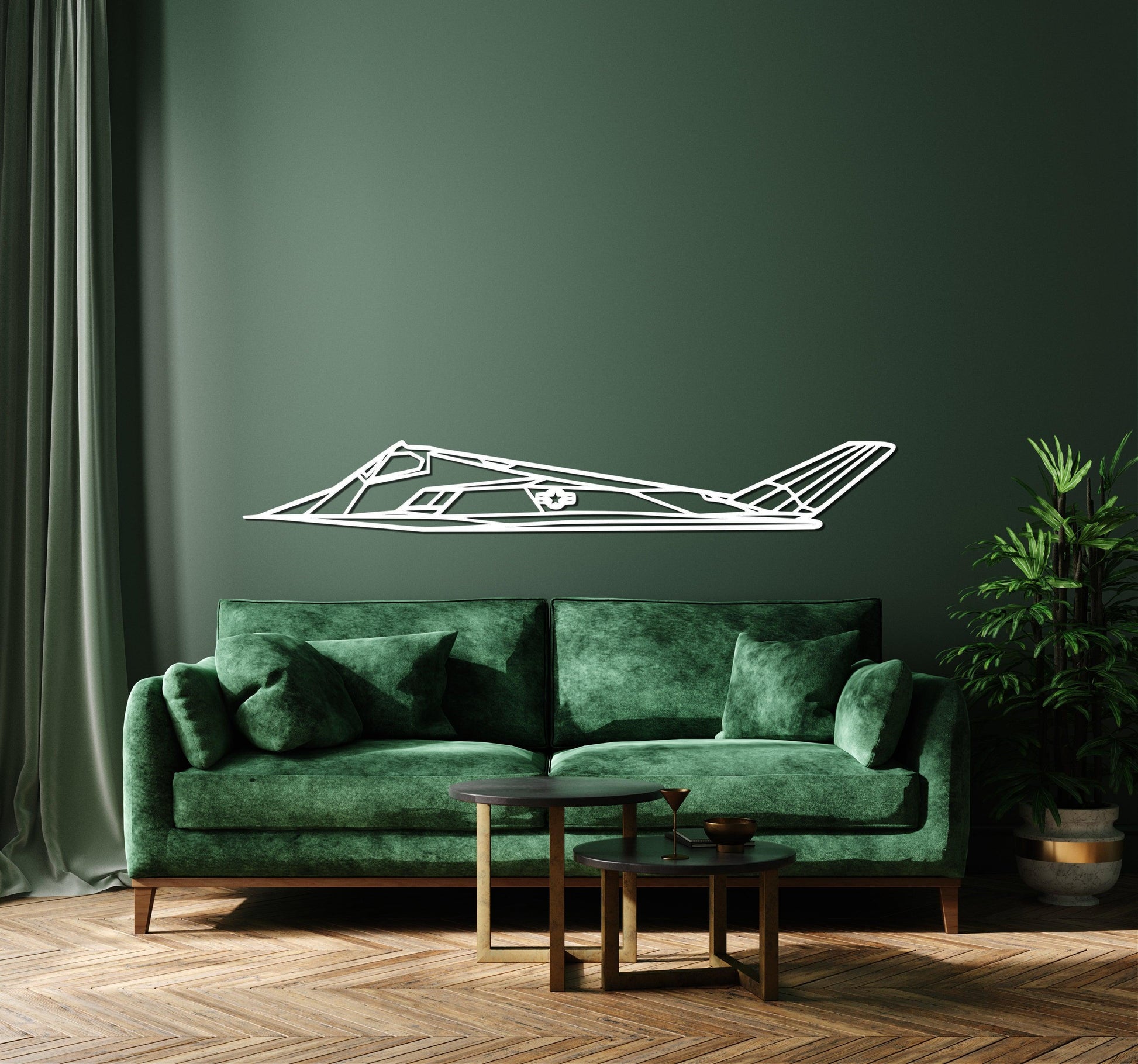 F 117 Nighthawk Metal Aircraft Wall Art - Artifay Decor