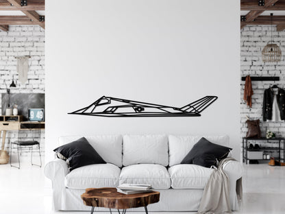 F 117 Nighthawk Metal Aircraft Wall Art - Artifay Decor