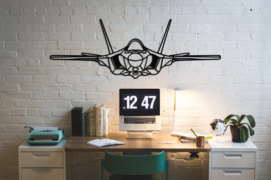 F-35 Metal Aircraft Wall Art - Artifay Decor