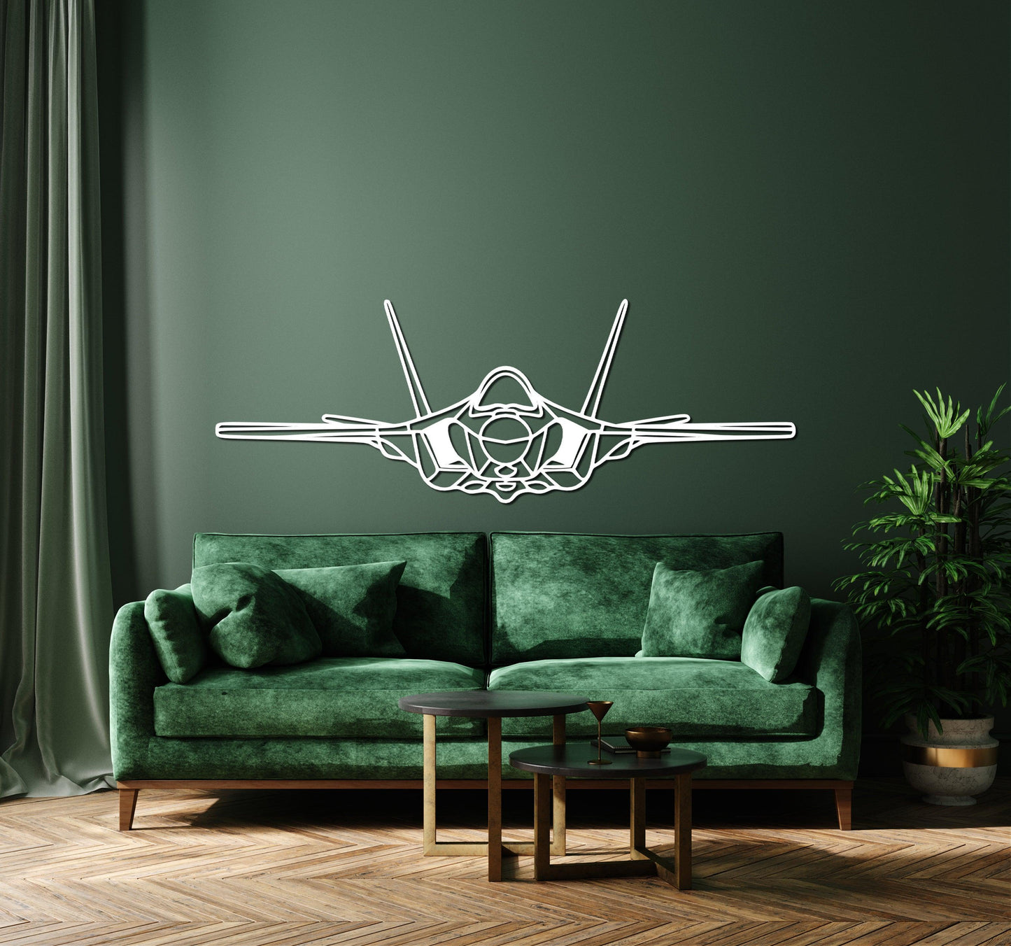 F-35 Metal Aircraft Wall Art - Artifay Decor