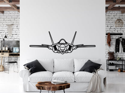 F-35 Metal Aircraft Wall Art - Artifay Decor