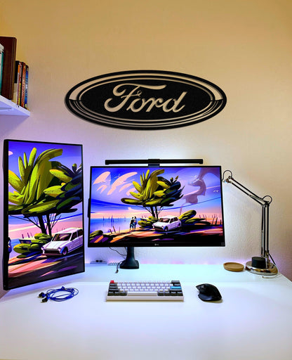 Ford Metal Car Emblem - Artifay Decor