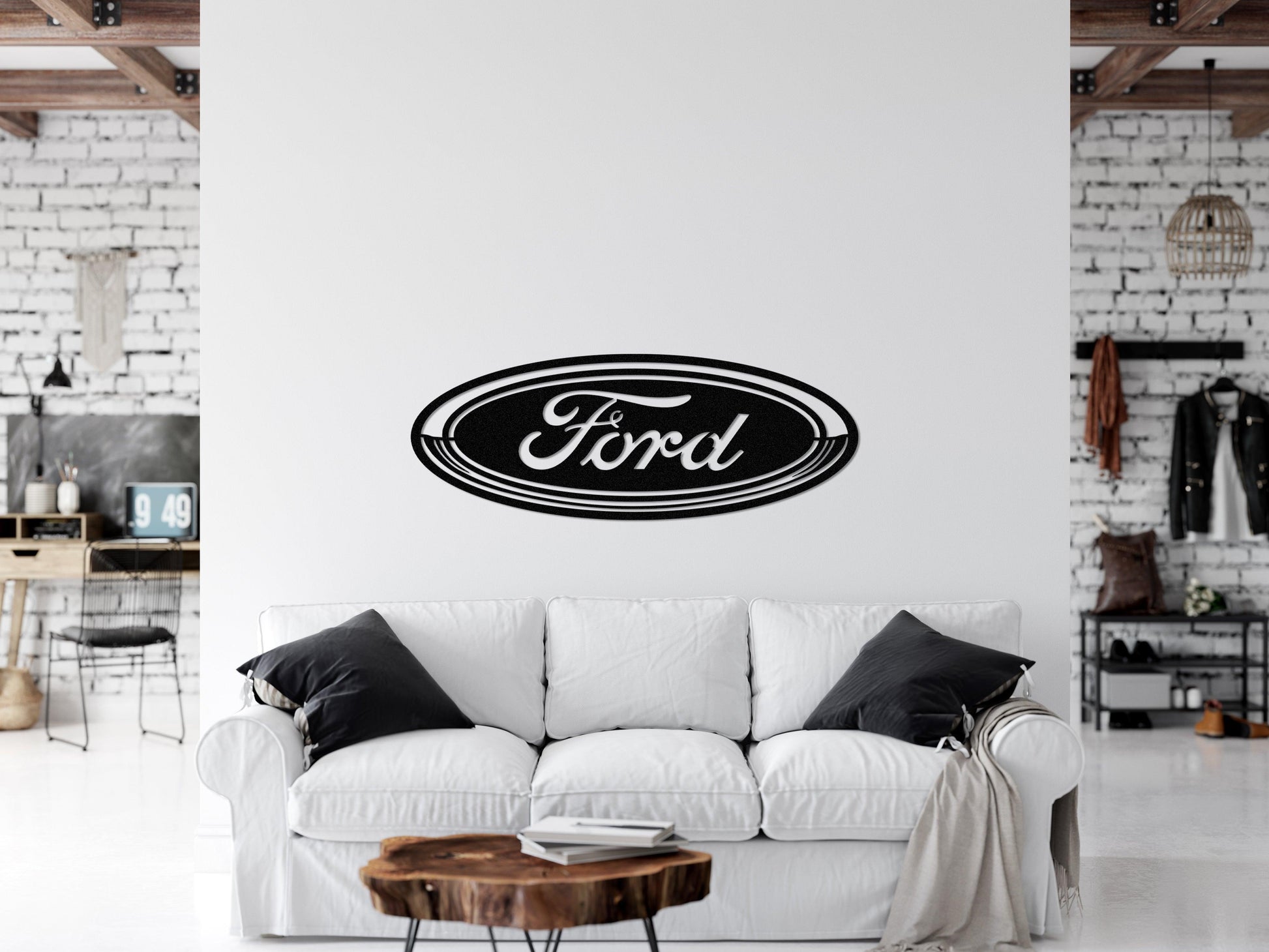 Ford Metal Car Emblem - Artifay Decor