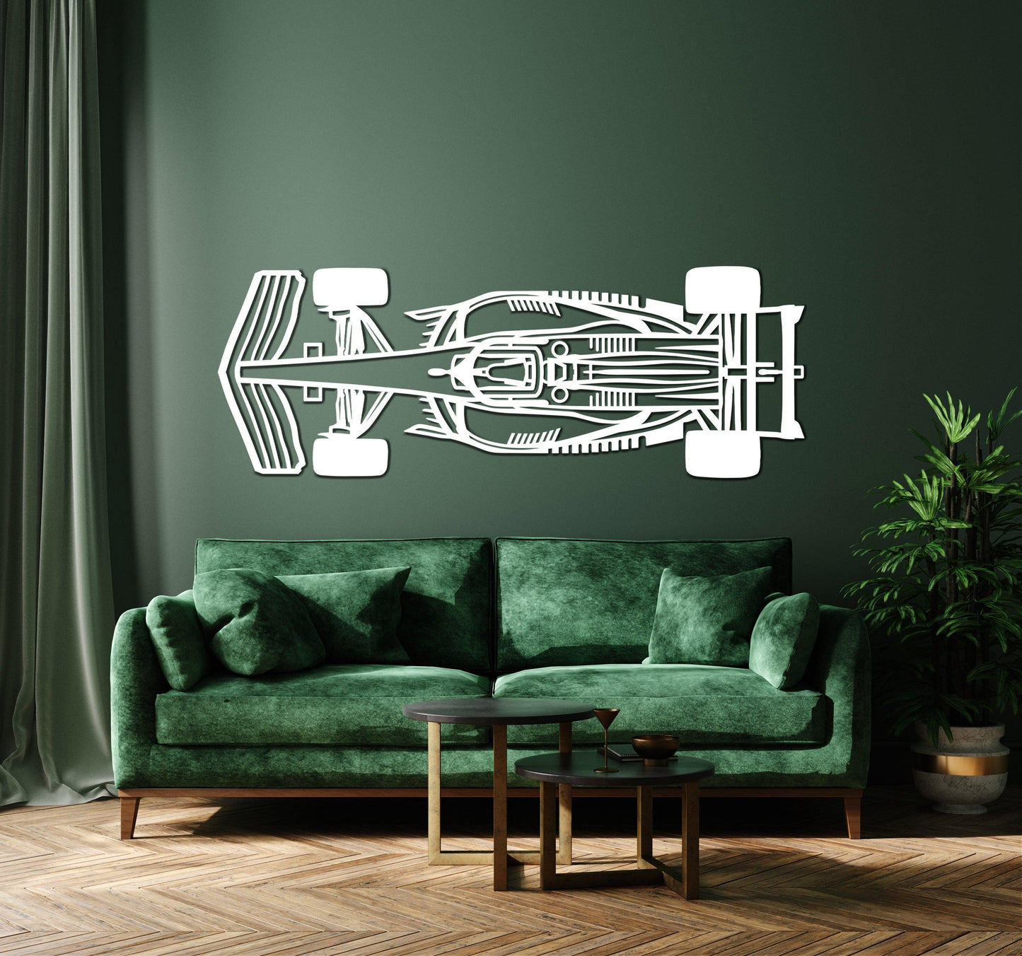 Formula 1 Metal Car Wall Art - Artifay Decor