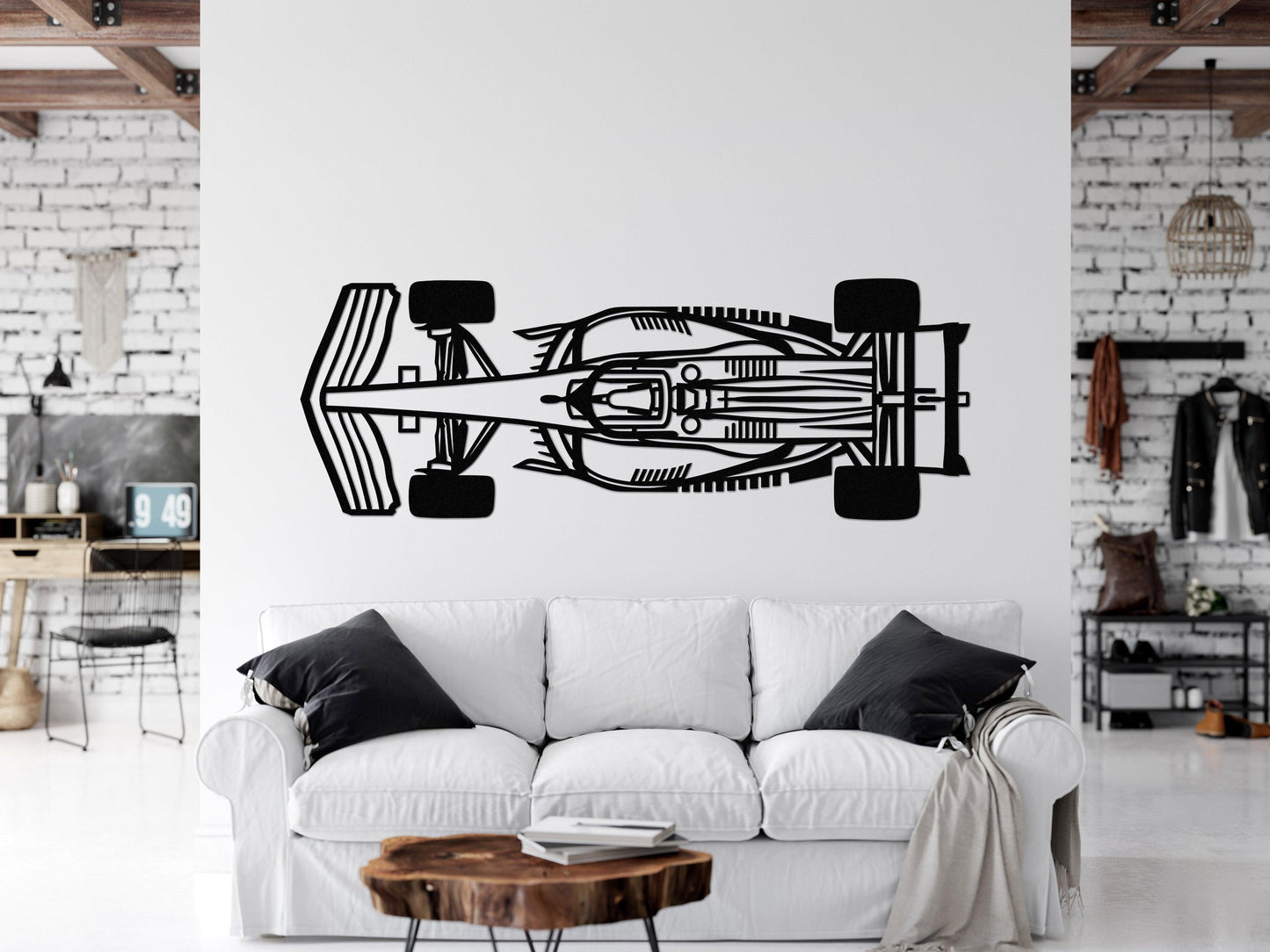 Formula 1 Metal Car Wall Art - Artifay Decor