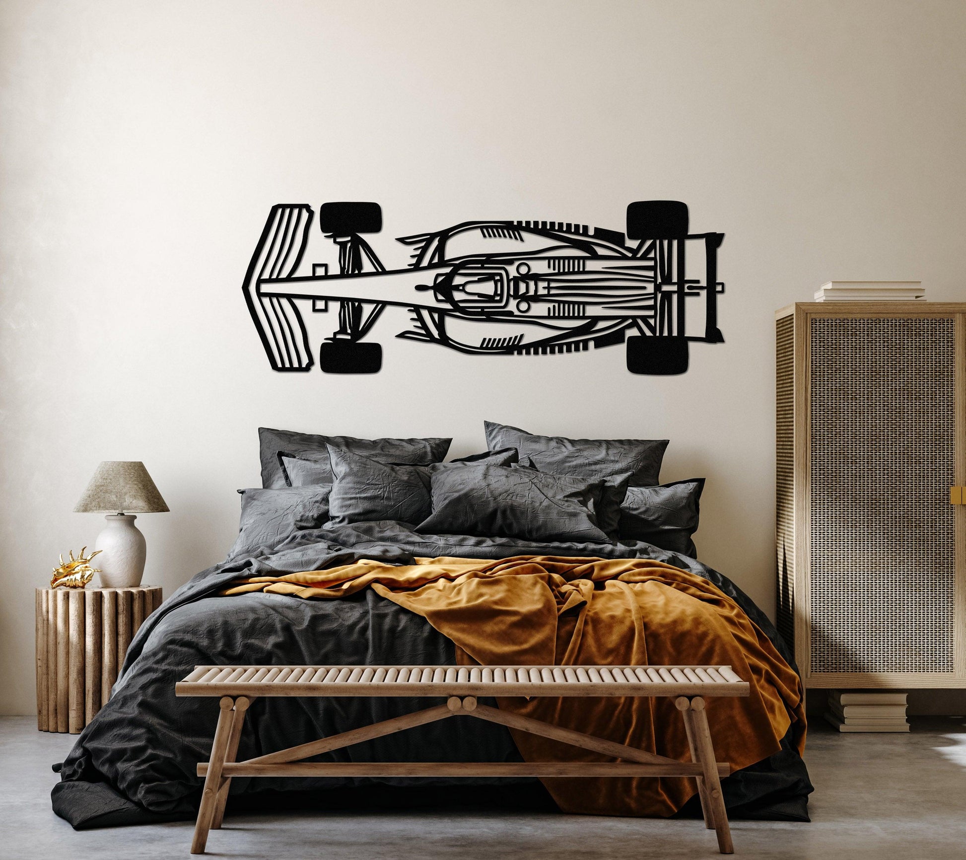 Formula 1 Metal Car Wall Art - Artifay Decor