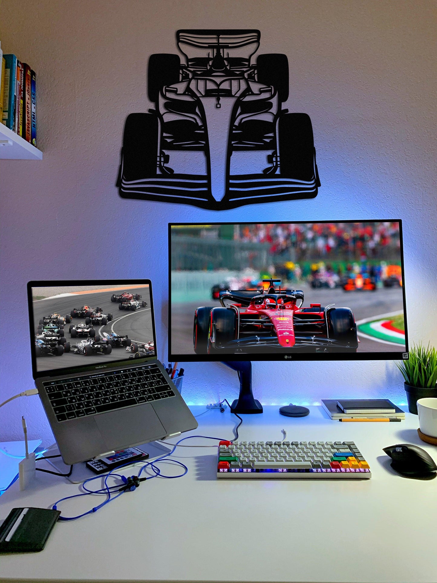 Formula 1 Metal Wall Art - Artifay Decor