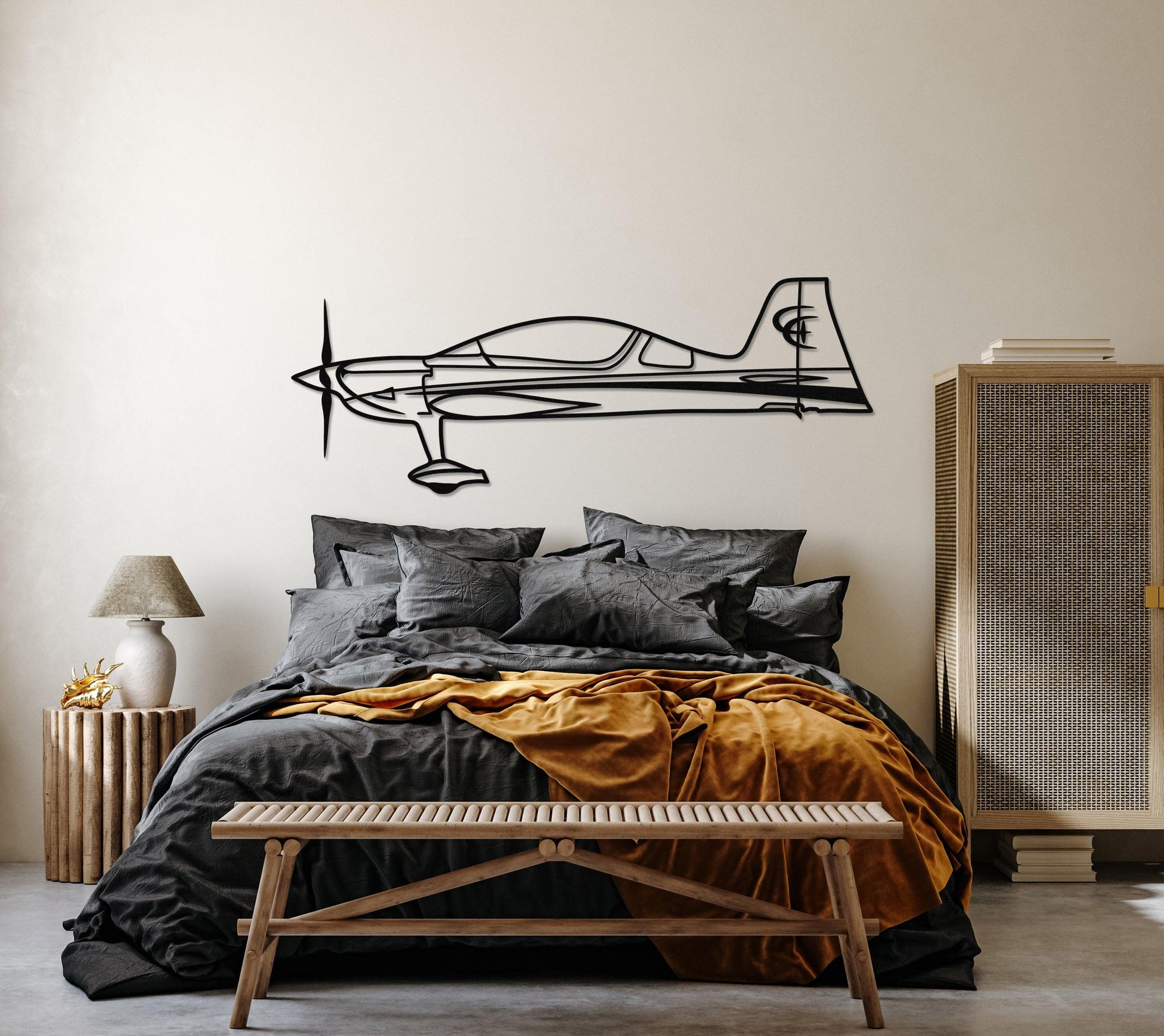 GB1 GameBird Metal Aircraft Silhouette Wall Art - Artifay Decor