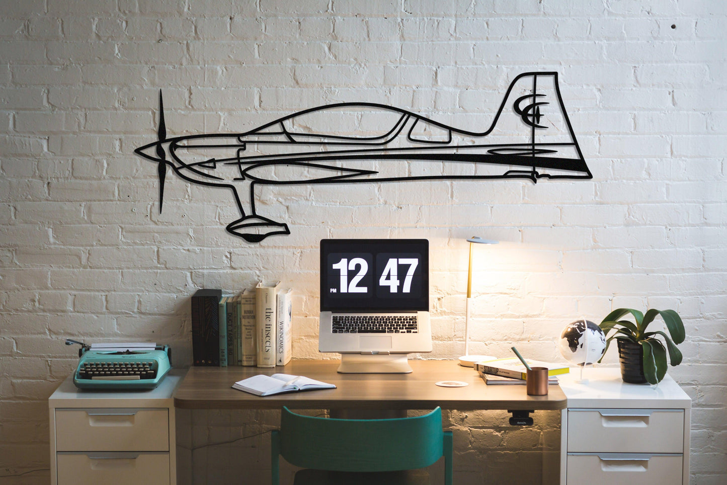 GB1 GameBird Metal Aircraft Silhouette Wall Art - Artifay Decor