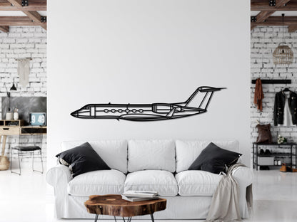 Gufstream GIV Aircraft Metal Wall Art - Artifay Decor