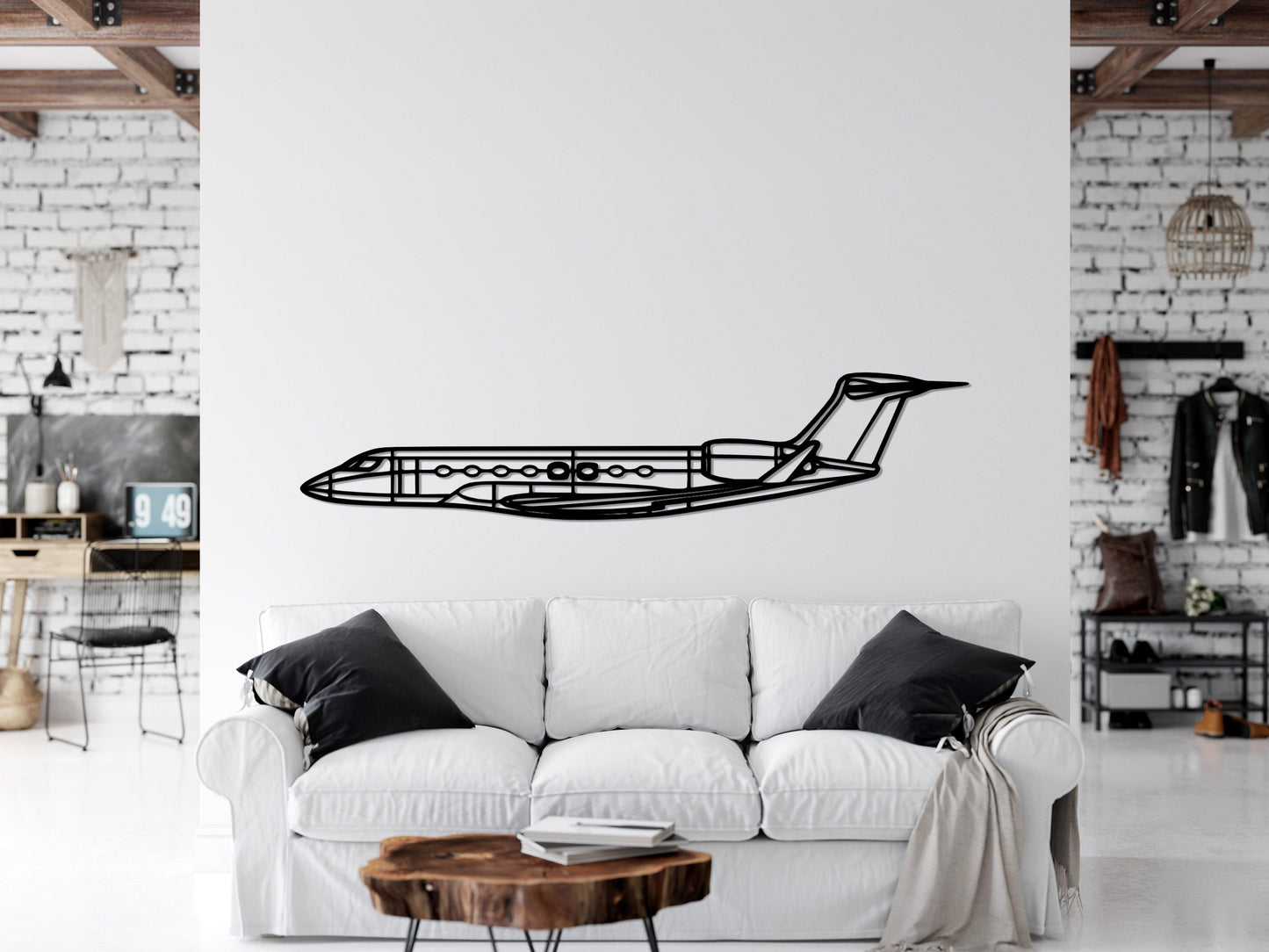 Gulfstream G650 Metal Aircraft Wall Art - Artifay Decor