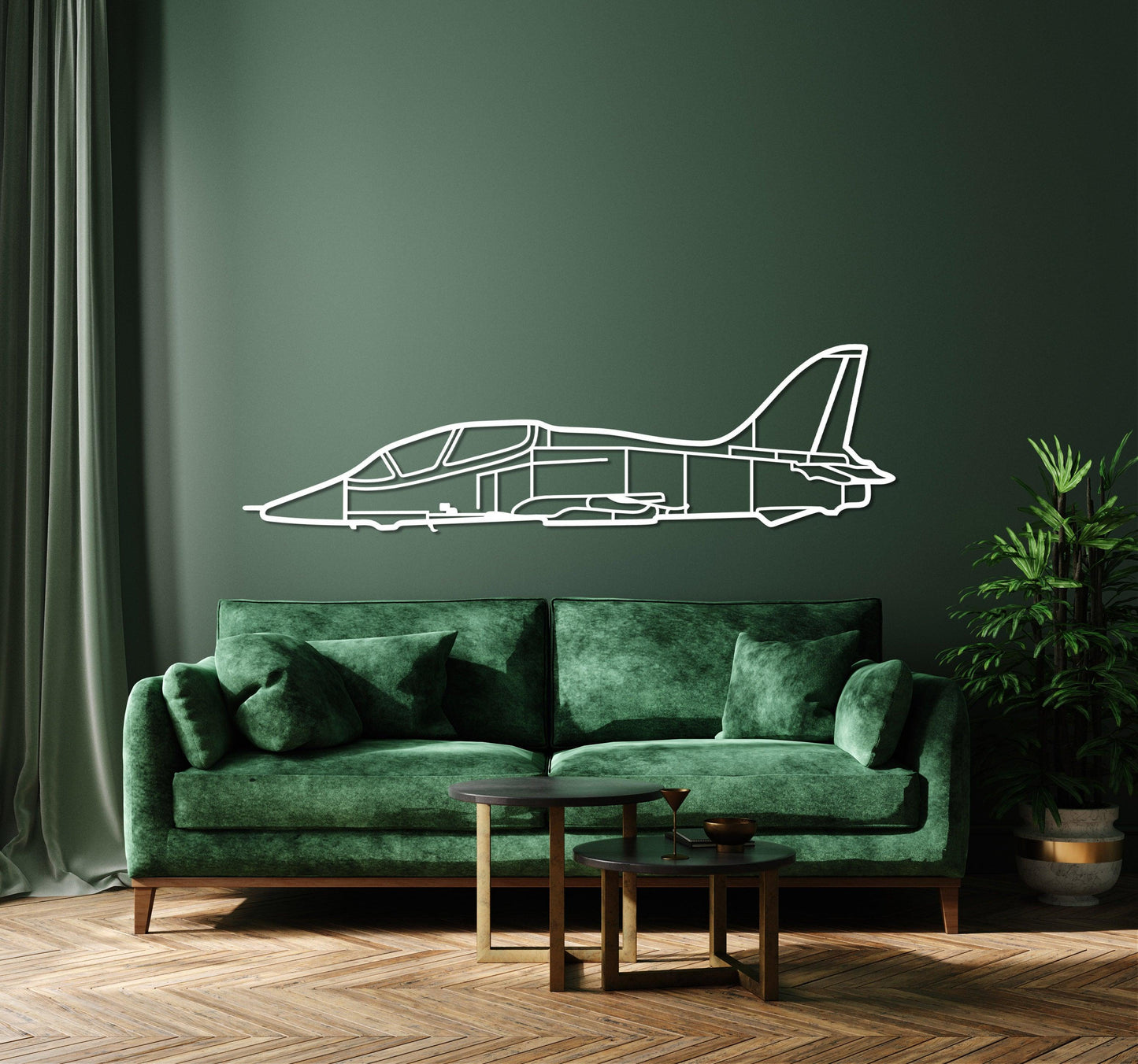 Hawk 200 Metal Aircraft Wall Art - Artifay Decor