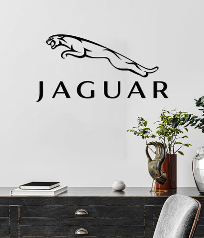 Jaguar Metal Car Emblem - Artifay Decor