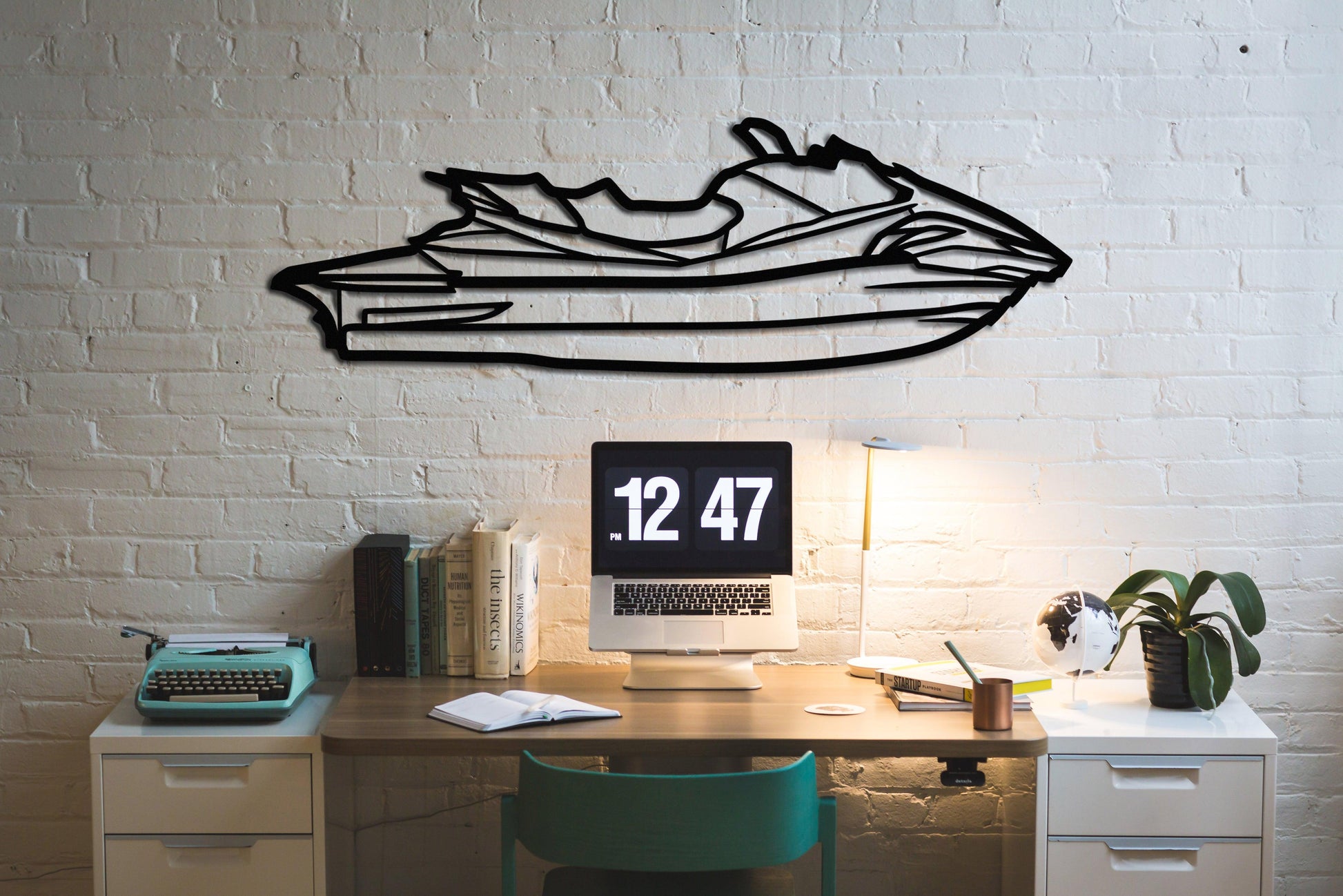 Kawasaki 310 Lx-S Metal Jet Ski Silhouette - Artifay Decor