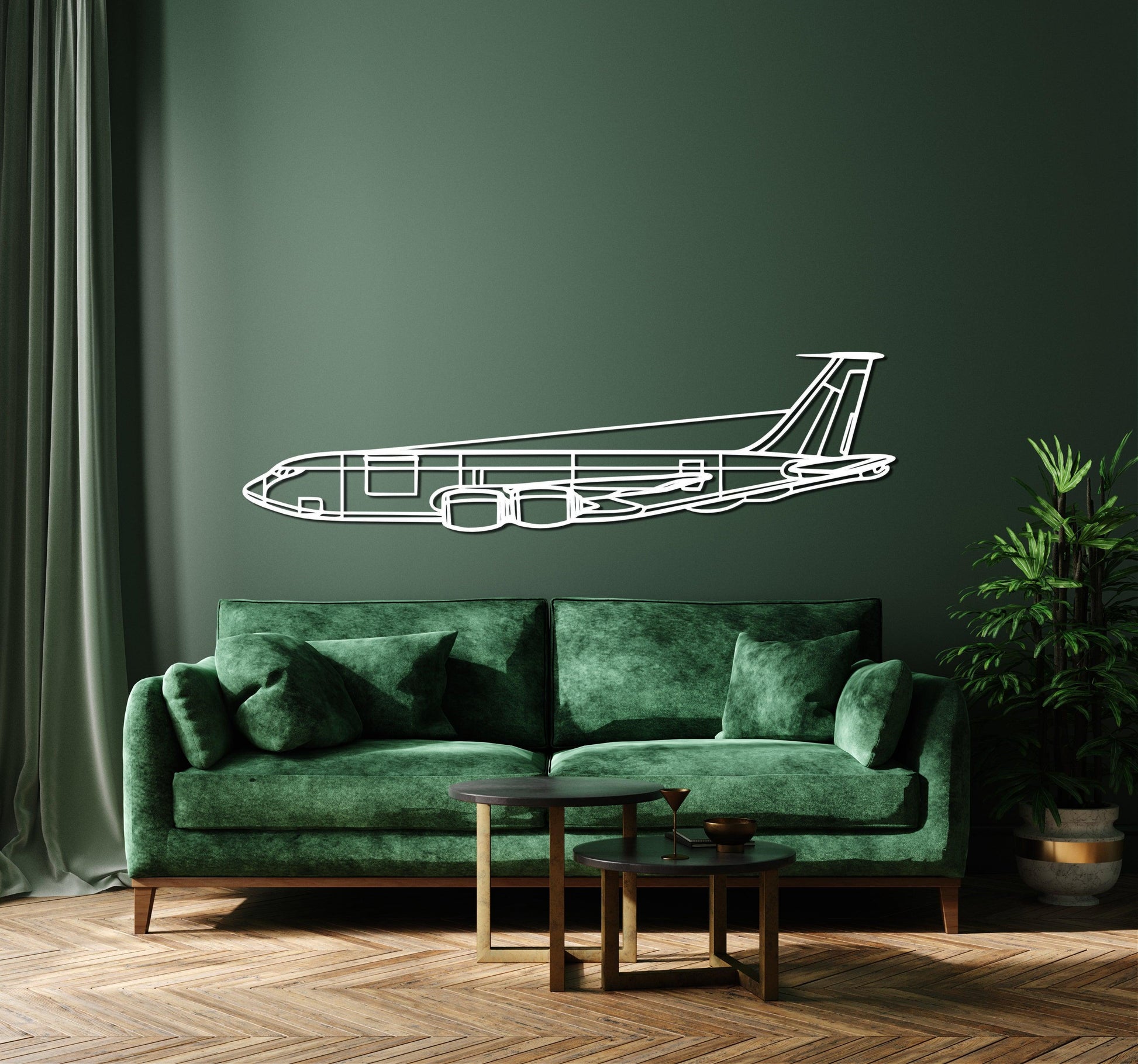 KC-135 Stratotanker Metal Aircraft Wall Art - Artifay Decor