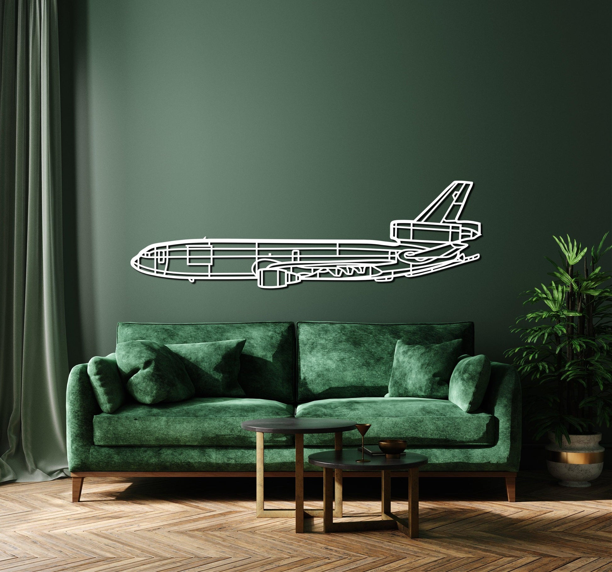 KC10 Extender Metal Aircraft Wall Art - Artifay Decor