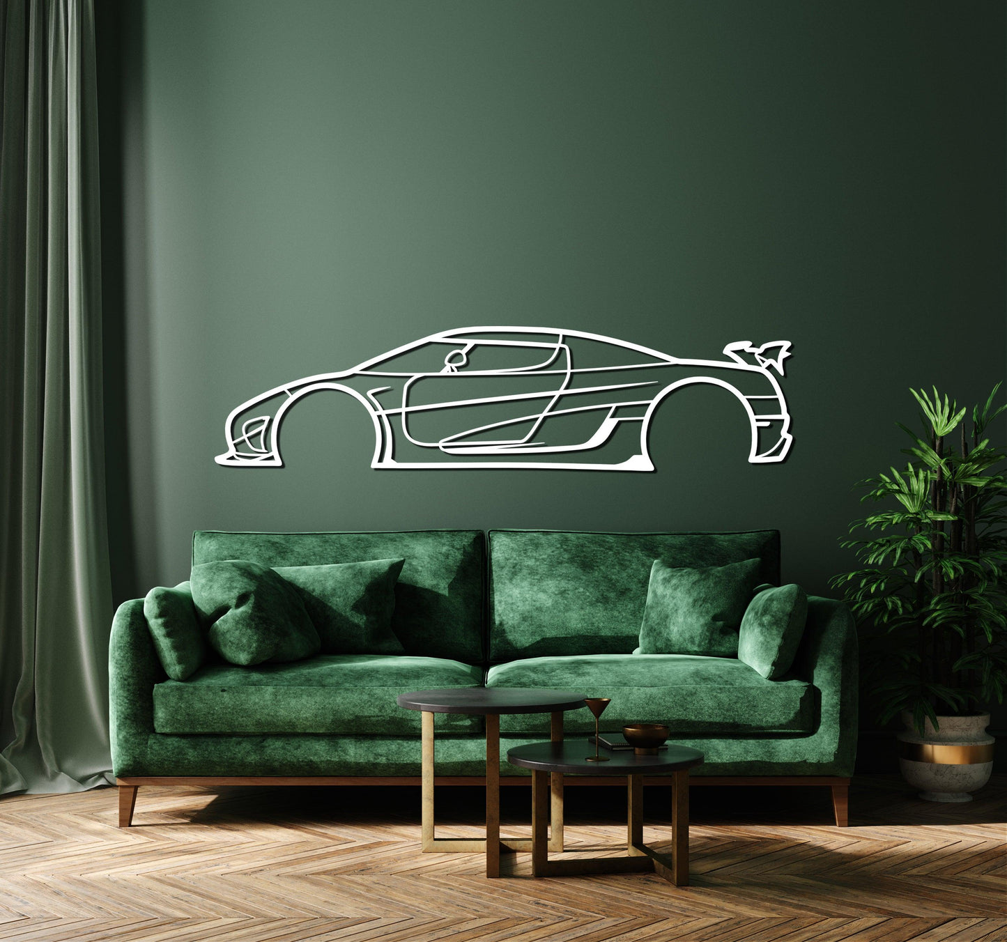 Koenigsegg Agera Metal Car Wall Art - Artifay Decor