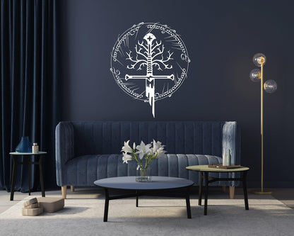 Lord Of The Rings Metal Wall Art - Artifay Decor