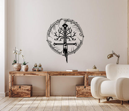 Lord Of The Rings Metal Wall Art - Artifay Decor