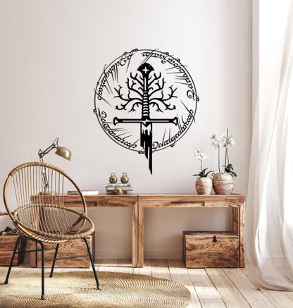 Lord Of The Rings Metal Wall Art - Artifay Decor