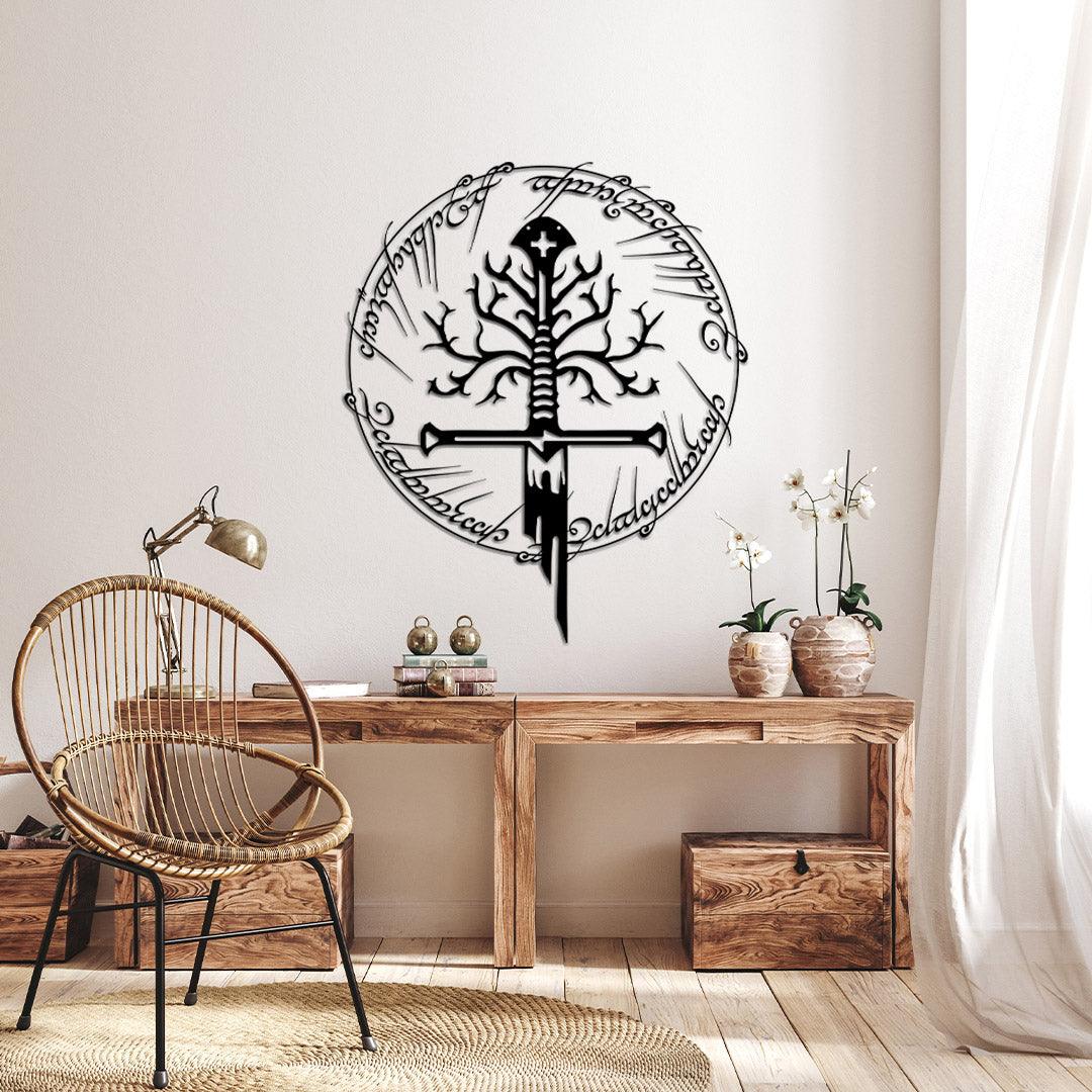 Lord Of The Rings Metal Wall Art - Artifay Decor