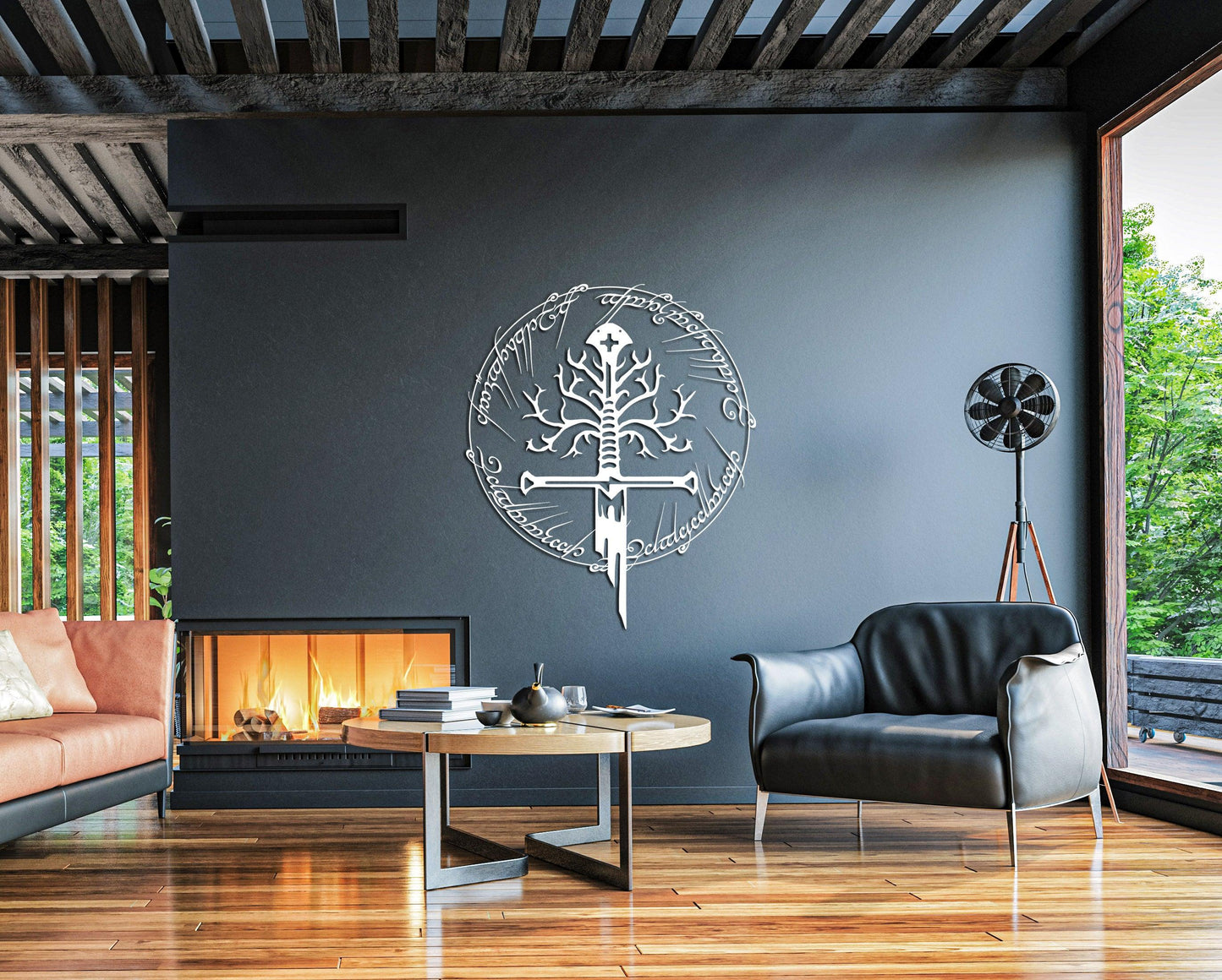 Lord Of The Rings Metal Wall Art - Artifay Decor