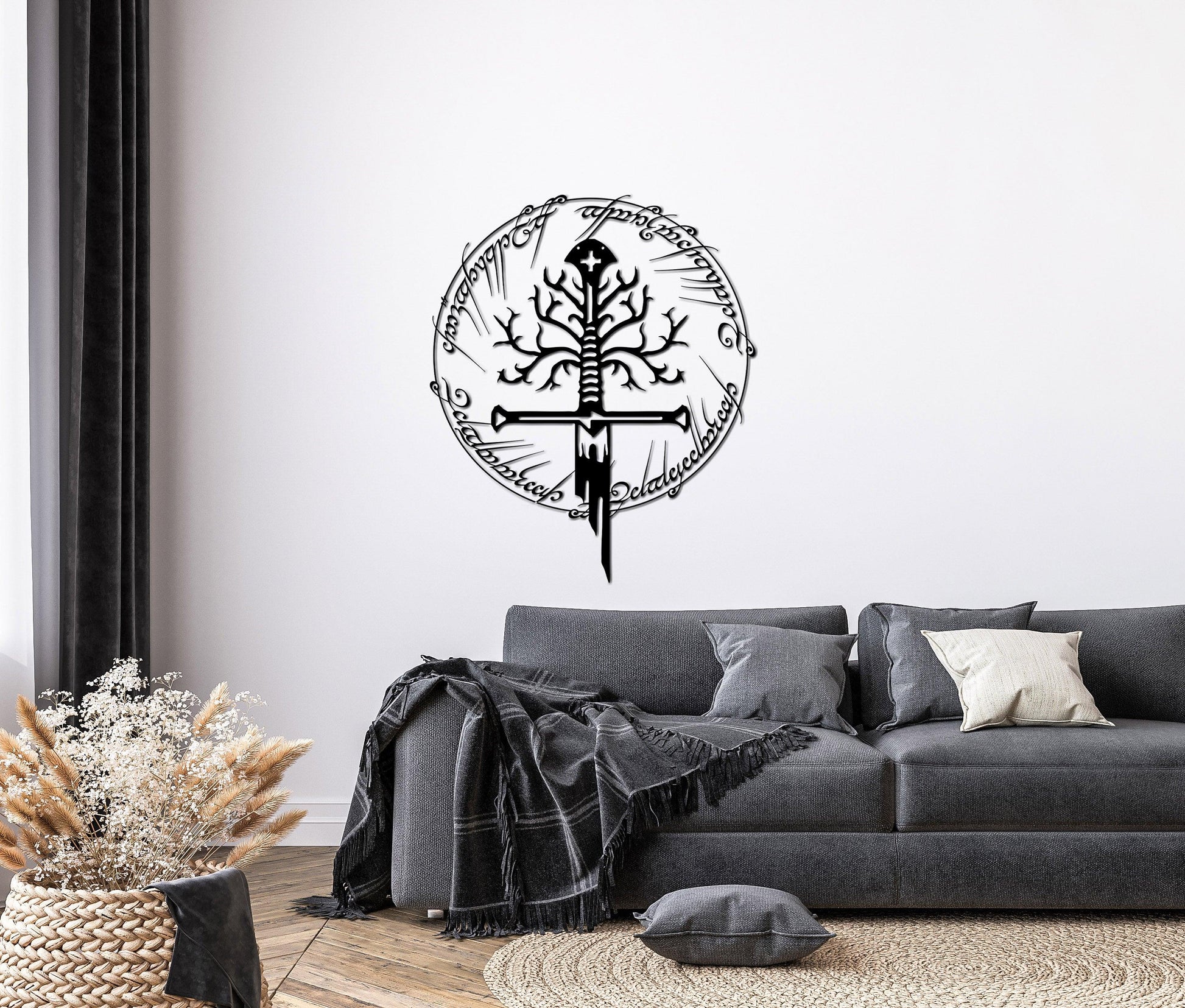 Lord Of The Rings Metal Wall Art - Artifay Decor