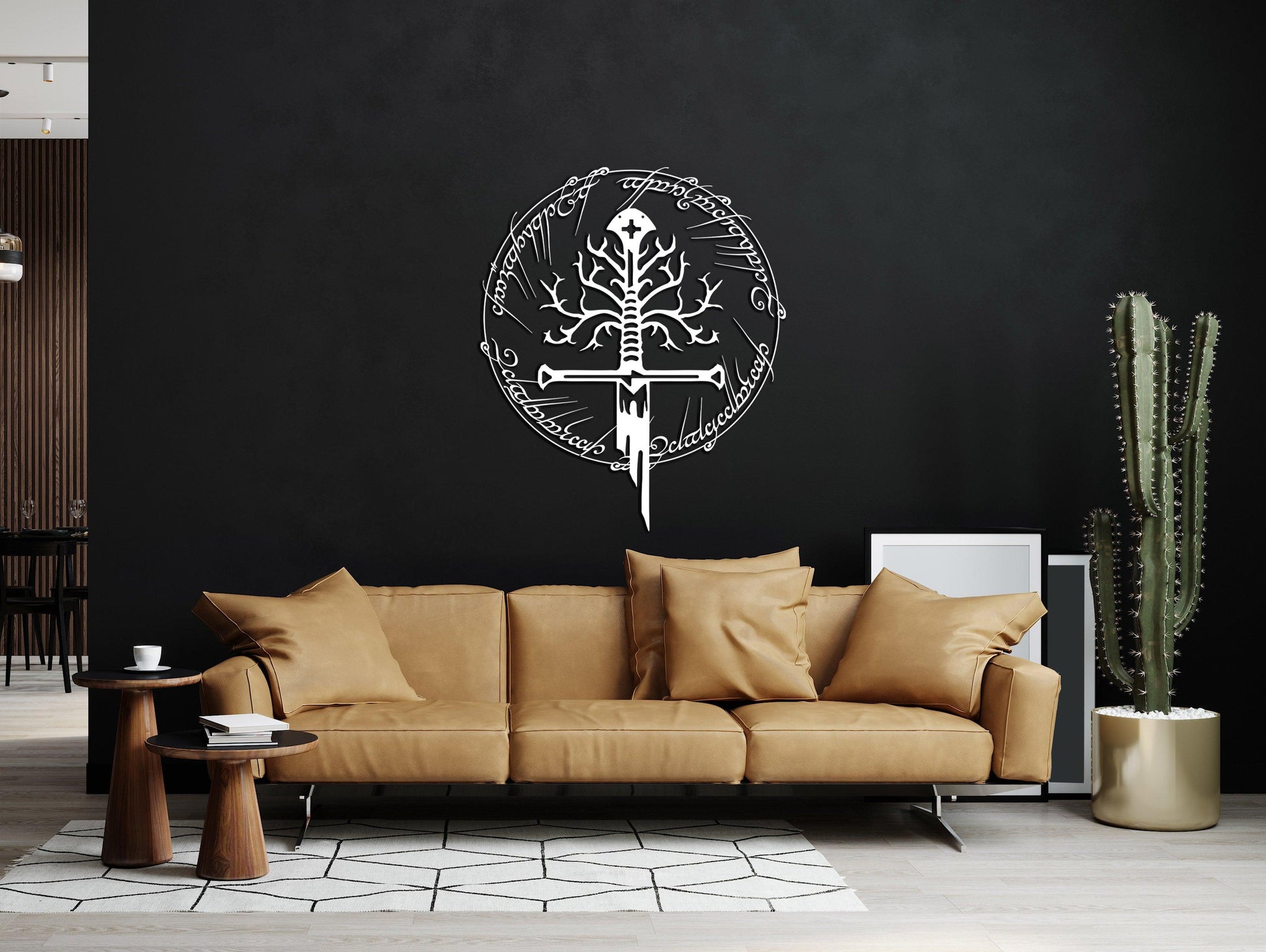 Lord Of The Rings Metal Wall Art - Artifay Decor