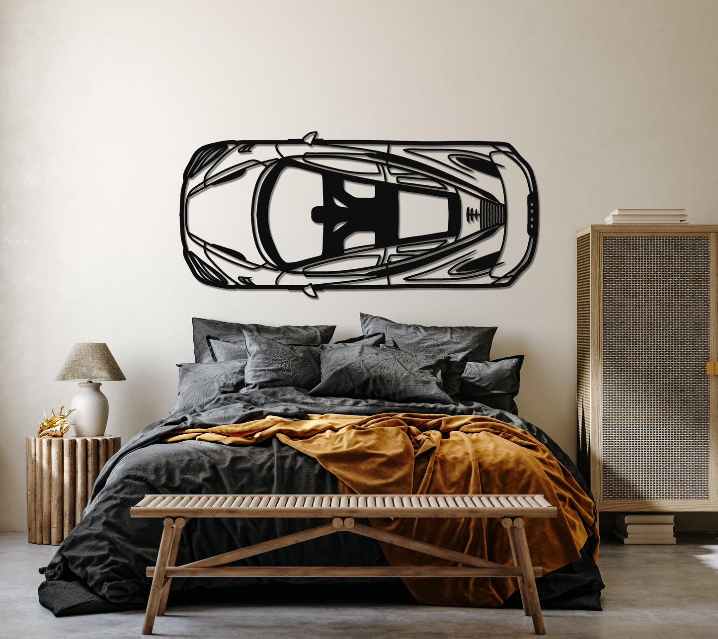 McLaren 765 LT Metal Car Wall Art - Artifay Decor