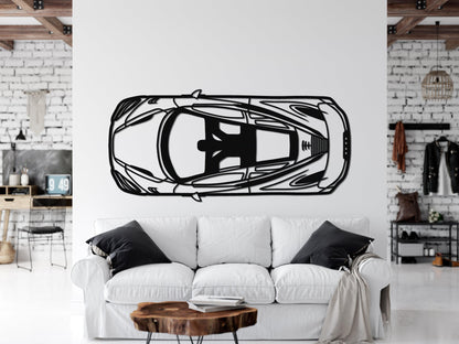 McLaren 765 LT Metal Car Wall Art - Artifay Decor