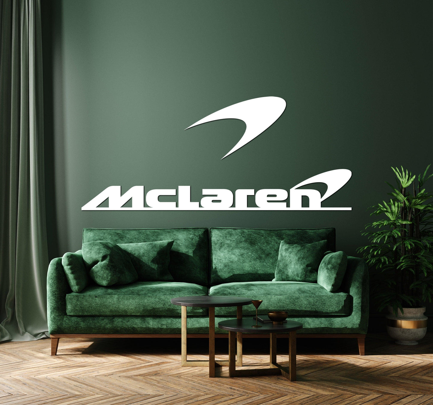 McLaren Metal Car Emblem - Artifay Decor